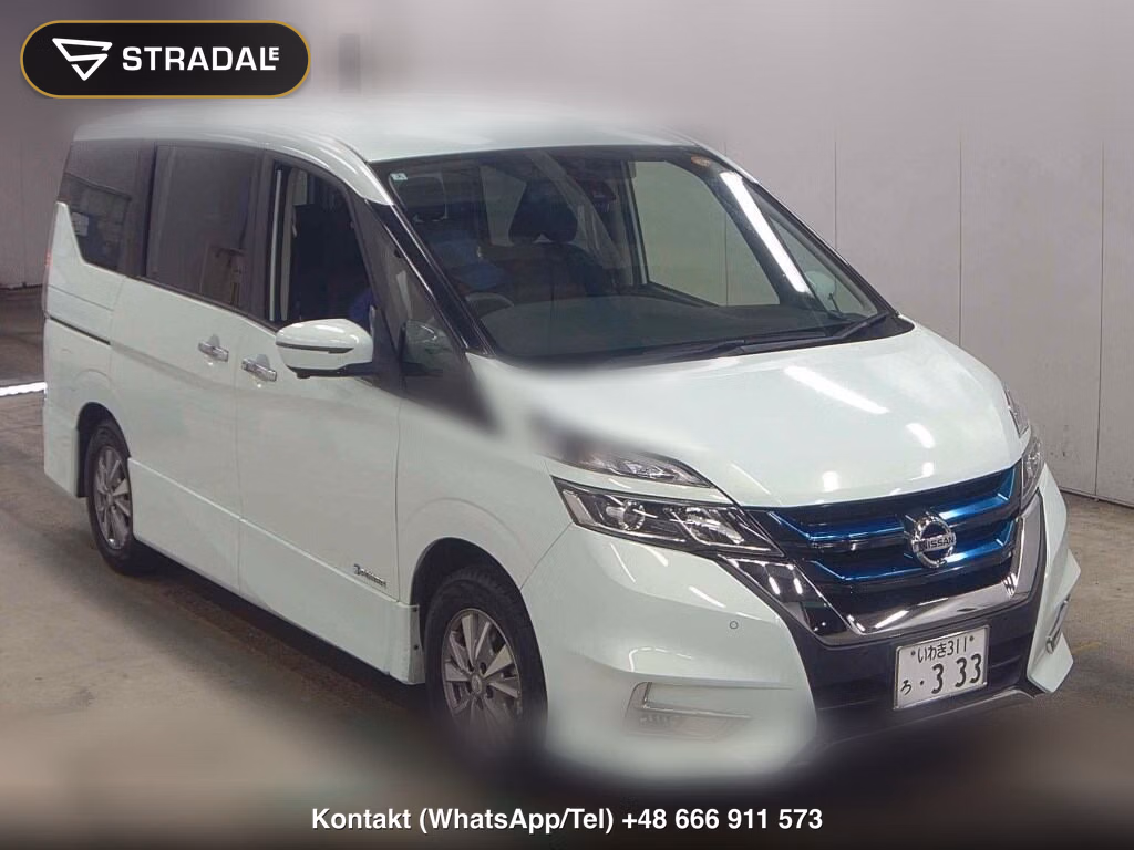 NISSAN SERENA 5D E-POWER HIGHWAY STAR V 2018, aukcja z Japonii, zdjęcie 1