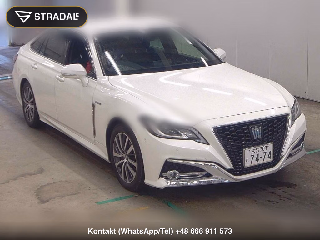 TOYOTA CROWN HYBRID S C PACKAGE 2018, aukcja z Japonii, zdjęcie 1