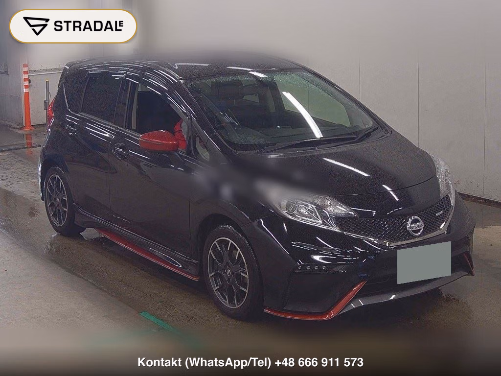 NISSAN NOTE NISMO 2016, aukcja z Japonii, zdjęcie 1