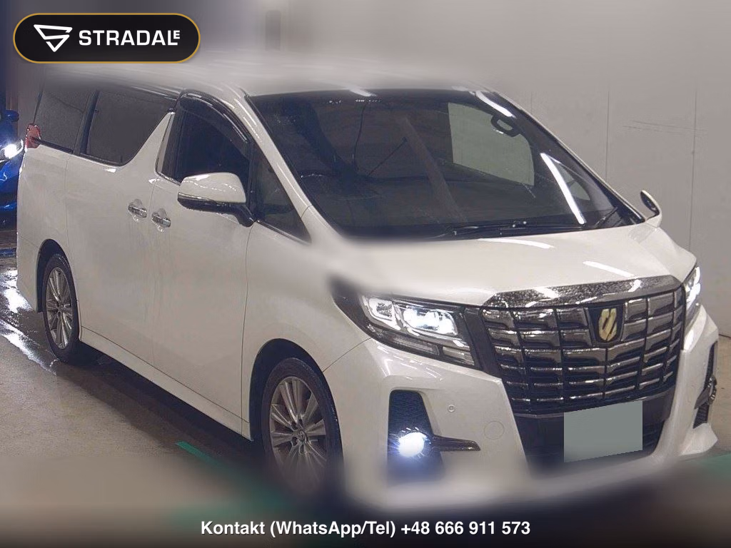 TOYOTA ALPHARD 2.5S A PACKAGE TYPE BLACK 2017, aukcja z Japonii, zdjęcie 1