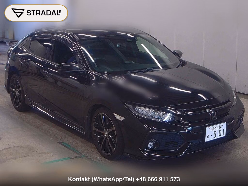 HONDA CIVIC 5D HATCHBACK HONDA SENSING 2018, aukcja z Japonii, zdjęcie 1