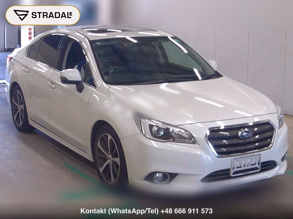 SUBARU LEGACY B4 4D 4WD LIMITED 2015, aukcja z Japonii, zdjęcie 1