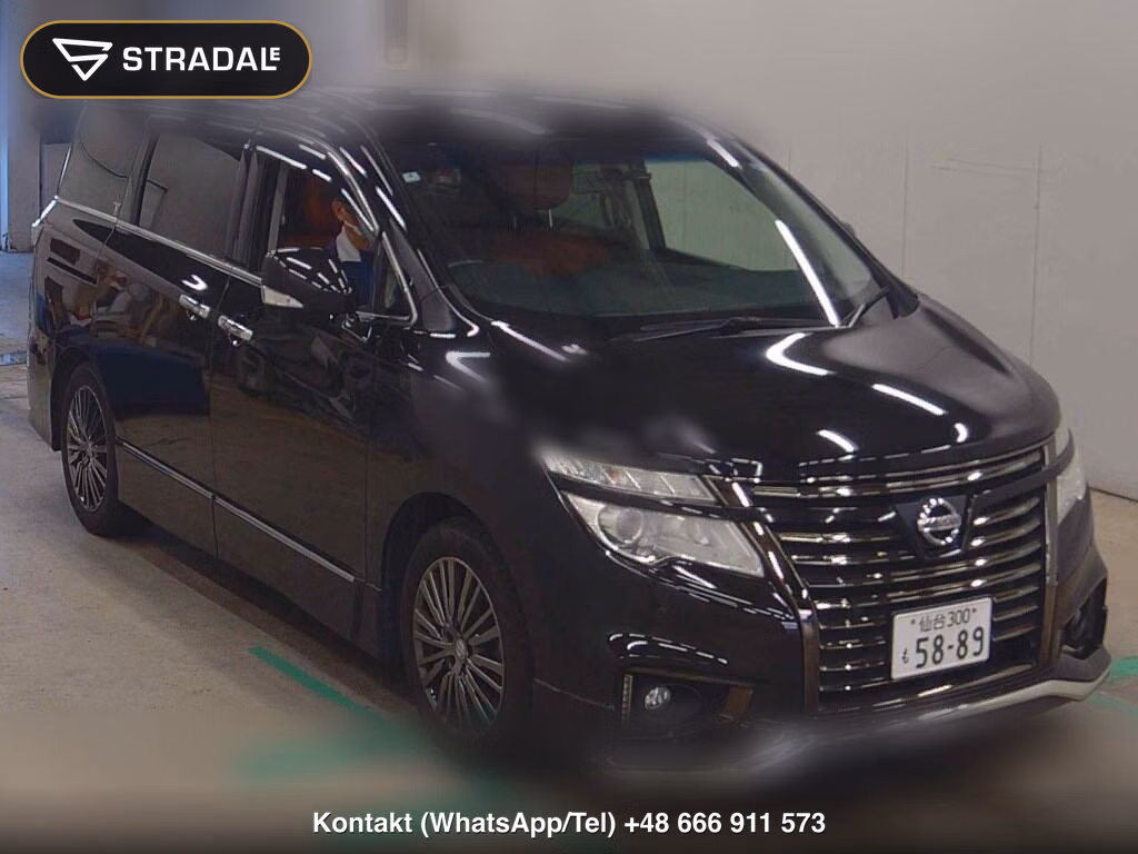 NISSAN ELGRAND 5D 4WD 350 HIGHWAY STAR PREMIUM URBAN CHROME 2018, aukcja z Japonii, zdjęcie 1