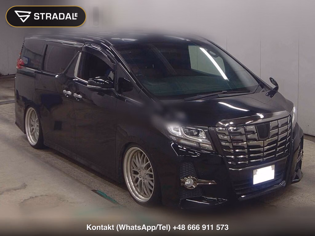 TOYOTA ALPHARD 2.5S A PACKAGE TYPE BLACK 2017, aukcja z Japonii, zdjęcie 1