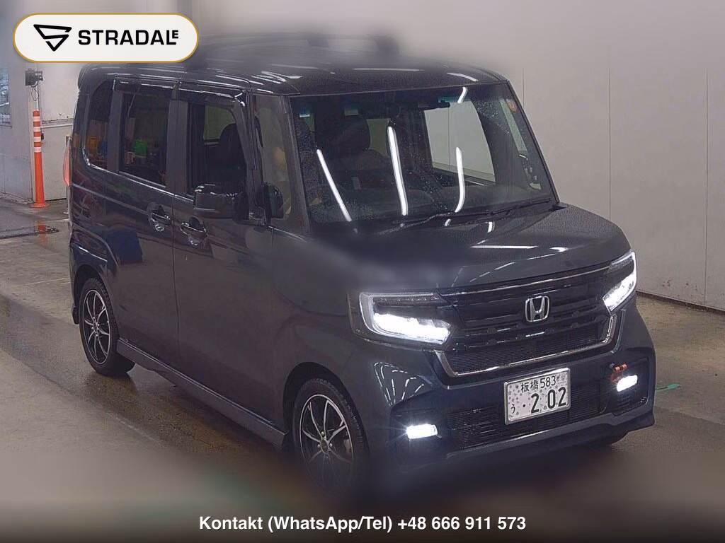 HONDA N-BOX CUSTOM 4WD L・TURBO STYLE PLUS BLACK 2022, aukcja z Japonii, zdjęcie 1