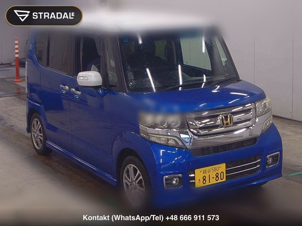 HONDA N-BOX CUSTOM SS PACKAGE 2017, aukcja z Japonii, zdjęcie 1