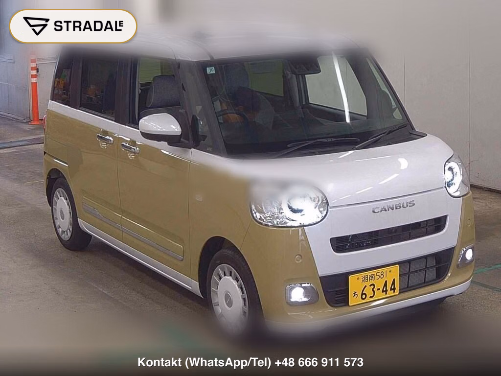 DAIHATSU MOVE CANBUS STRIPES G TURBO 2025, aukcja z Japonii, zdjęcie 1