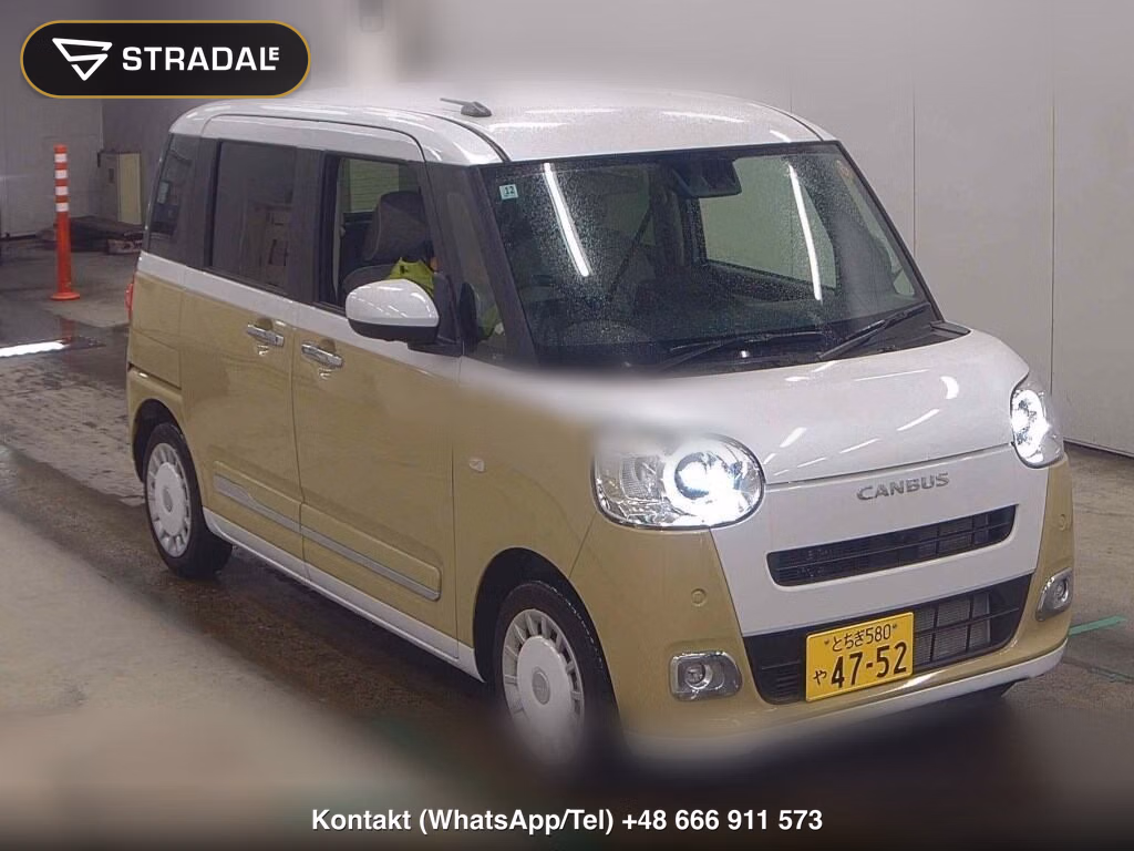 DAIHATSU MOVE CANBUS STRIPES G 2025, aukcja z Japonii, zdjęcie 1