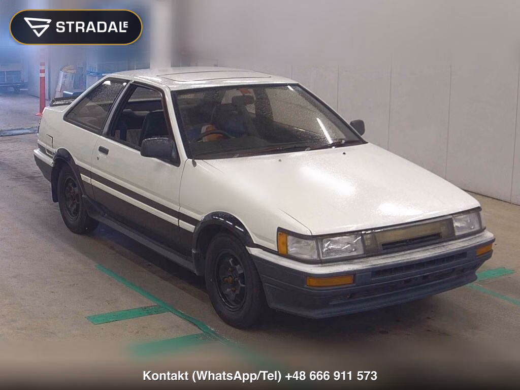 TOYOTA COROLLA LEVIN 2D GT APEX 1987, aukcja z Japonii, zdjęcie 1