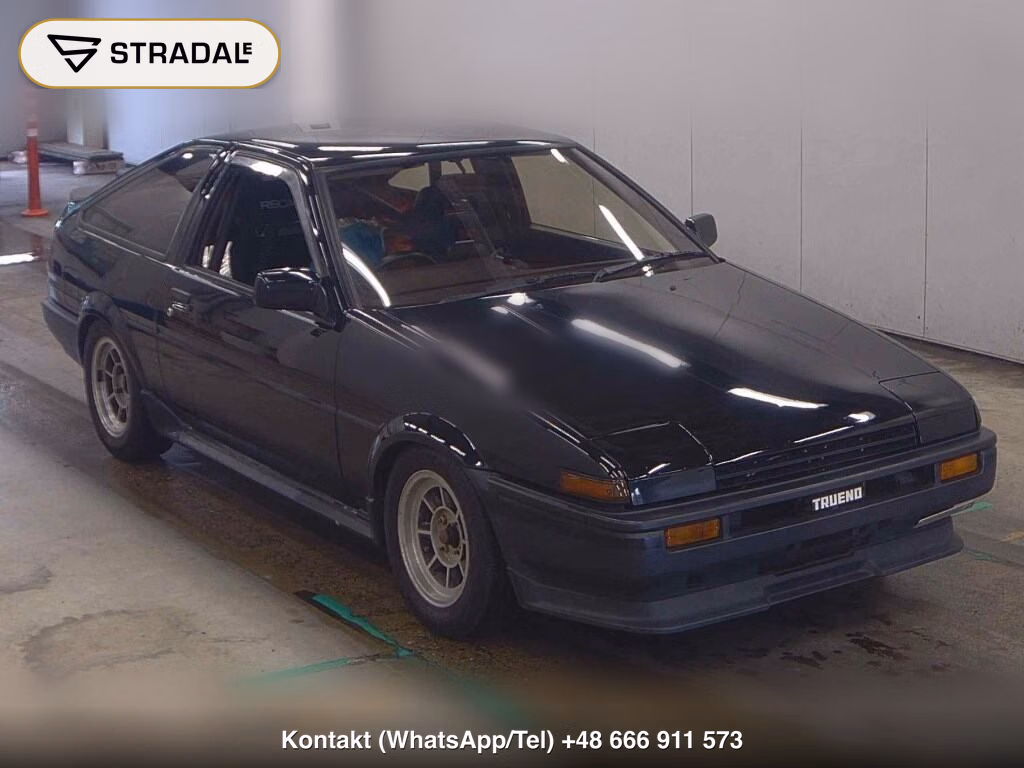 TOYOTA SPRINTER TRUENO 3D GT APEX 1984, aukcja z Japonii, zdjęcie 1