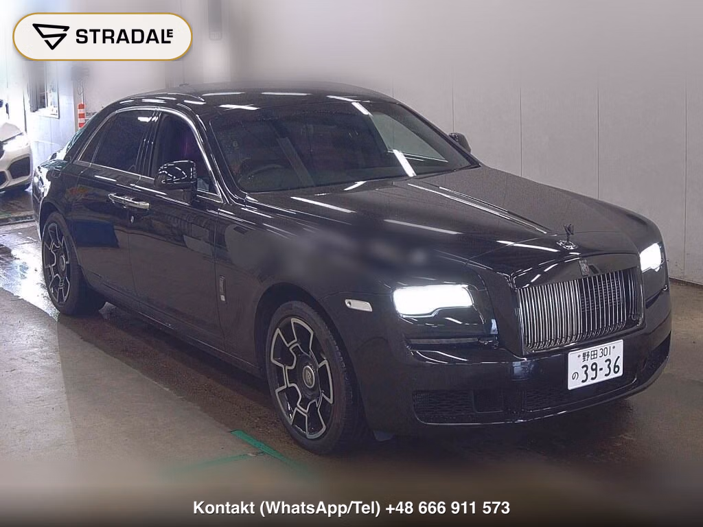 ROLLS-ROYCE GHOST BLACK BADGE 2018, aukcja z Japonii, zdjęcie 1