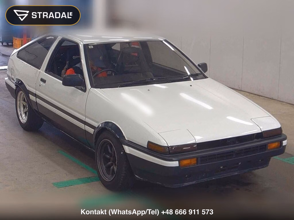 TOYOTA COROLLA LEVIN 3D GT APEX 1987, aukcja z Japonii, zdjęcie 1