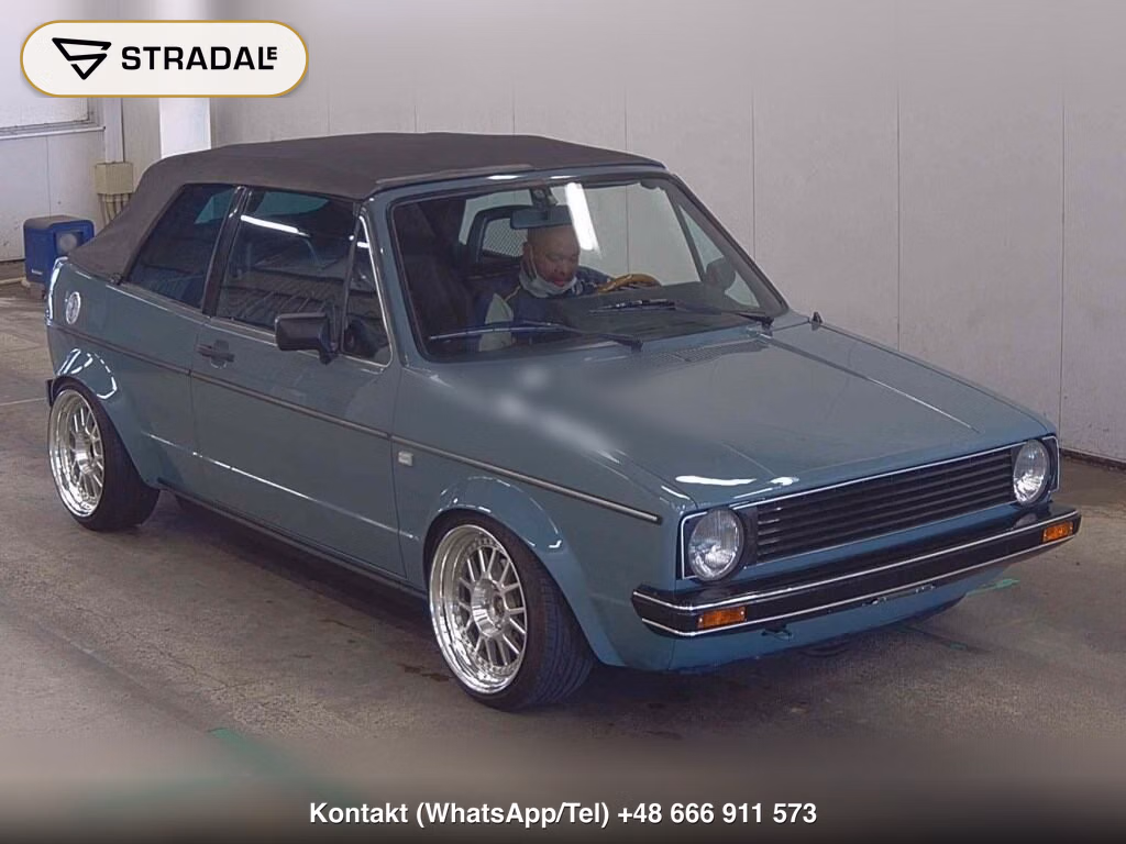 VOLKSWAGEN GOLF CABRIO BASE GRADE 1986, aukcja z Japonii, zdjęcie 1