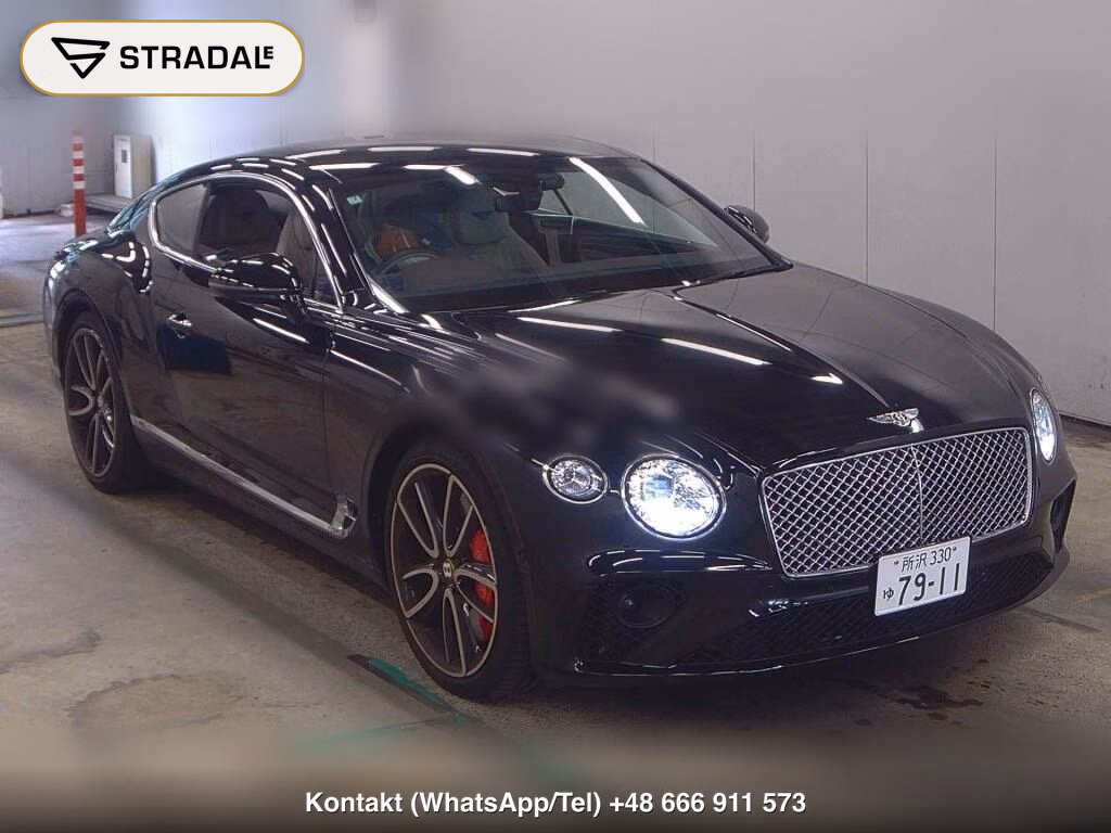 BENTLEY CONTINENTAL 2HT 4WD GT 2019, aukcja z Japonii, zdjęcie 1