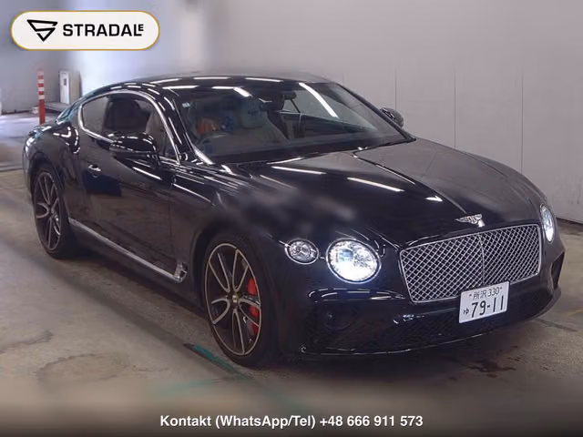BENTLEY CONTINENTAL 2HT 4WD GT 2019, samochód z aukcji Japonii