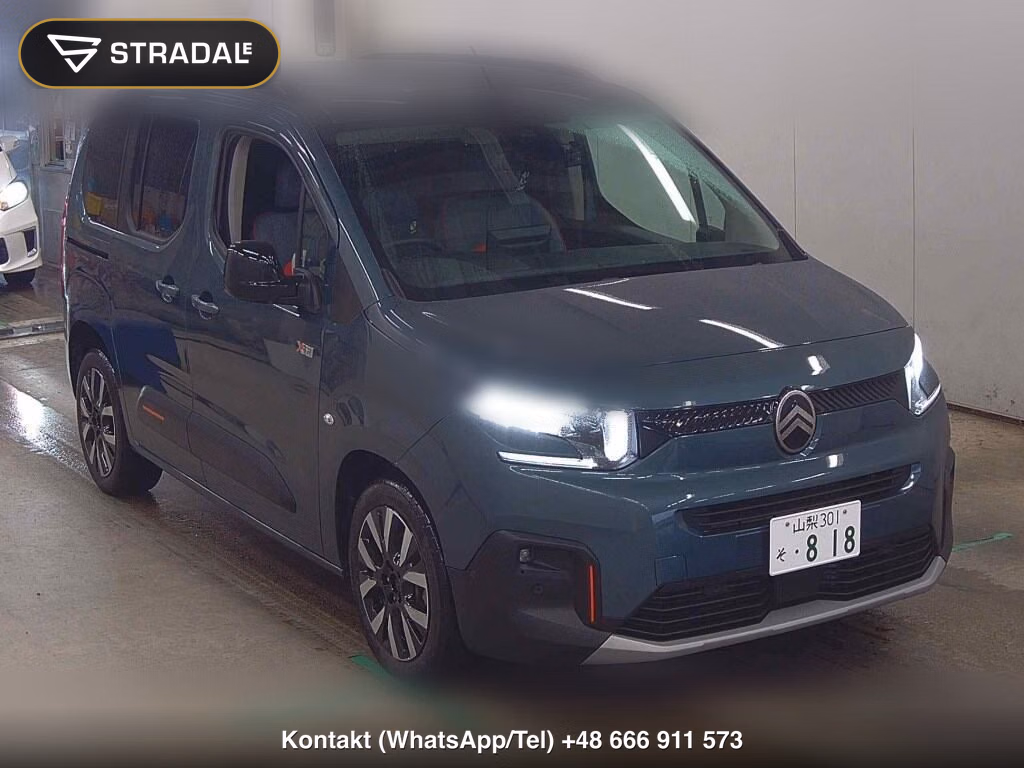 CITROEN BERLINGO MAX XTR LAUNCH EDITION BLUE HDI 2024, aukcja z Japonii, zdjęcie 1