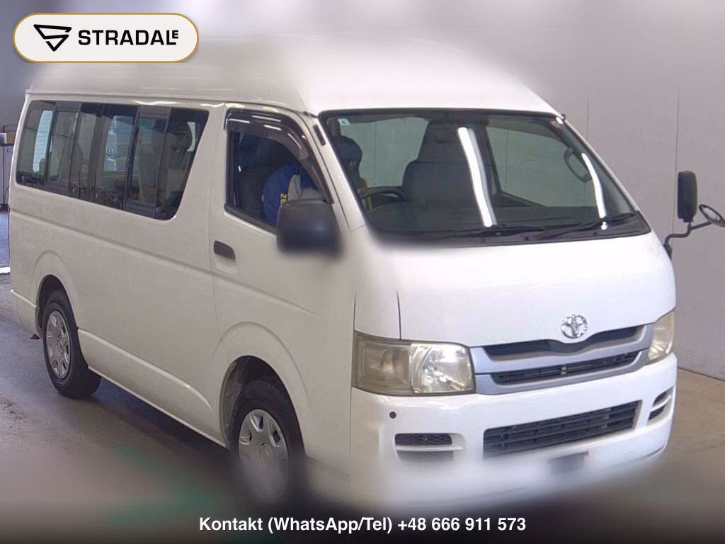 TOYOTA HIACE VAN 4D WELCAB 2010, aukcja z Japonii, zdjęcie 1