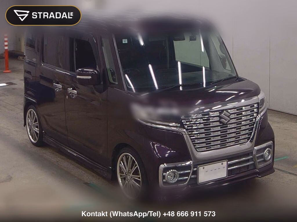 SUZUKI SPACIA CUSTOM HYBRID XS TURBO 2018, aukcja z Japonii, zdjęcie 1
