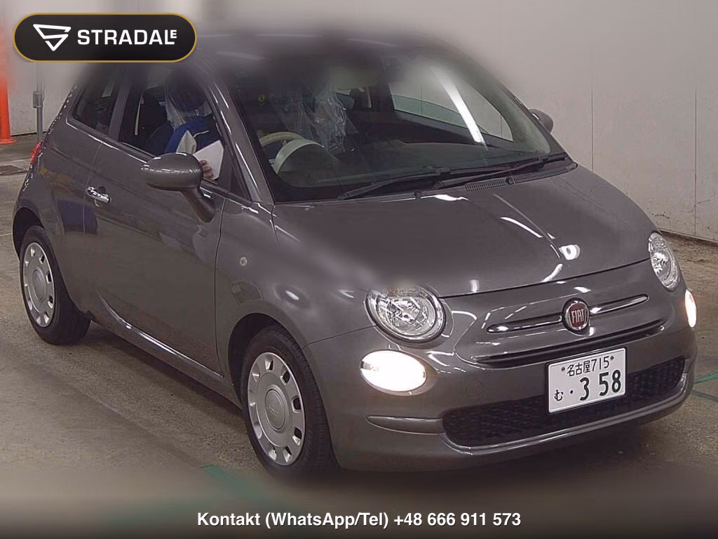 FIAT 500 1.2 CULT 2022, aukcja z Japonii, zdjęcie 1