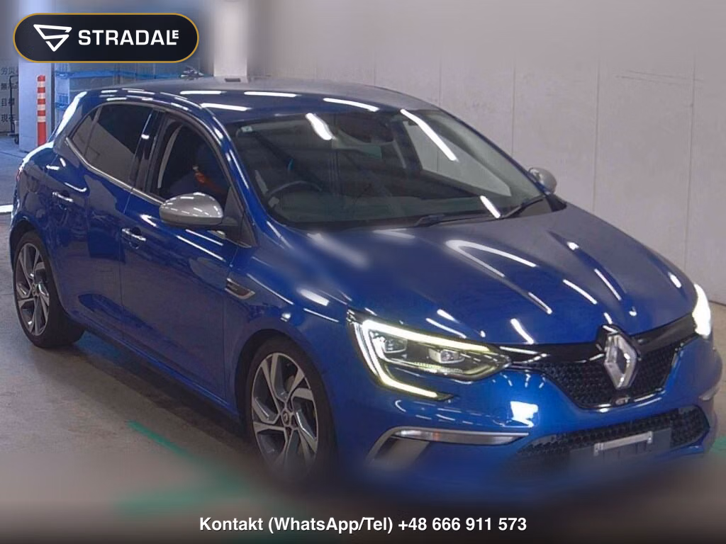 RENAULT MEGANE 5D GT 2019, aukcja z Japonii, zdjęcie 1