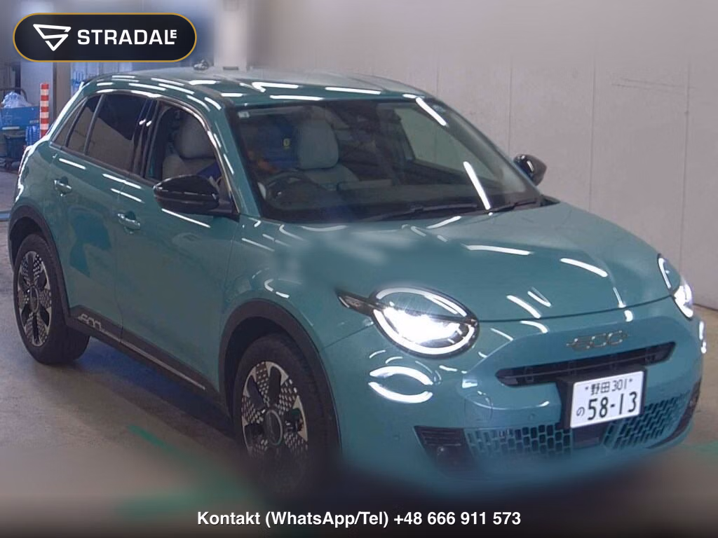 FIAT 600 HYBRID LA PRIMA 2026, aukcja z Japonii, zdjęcie 1