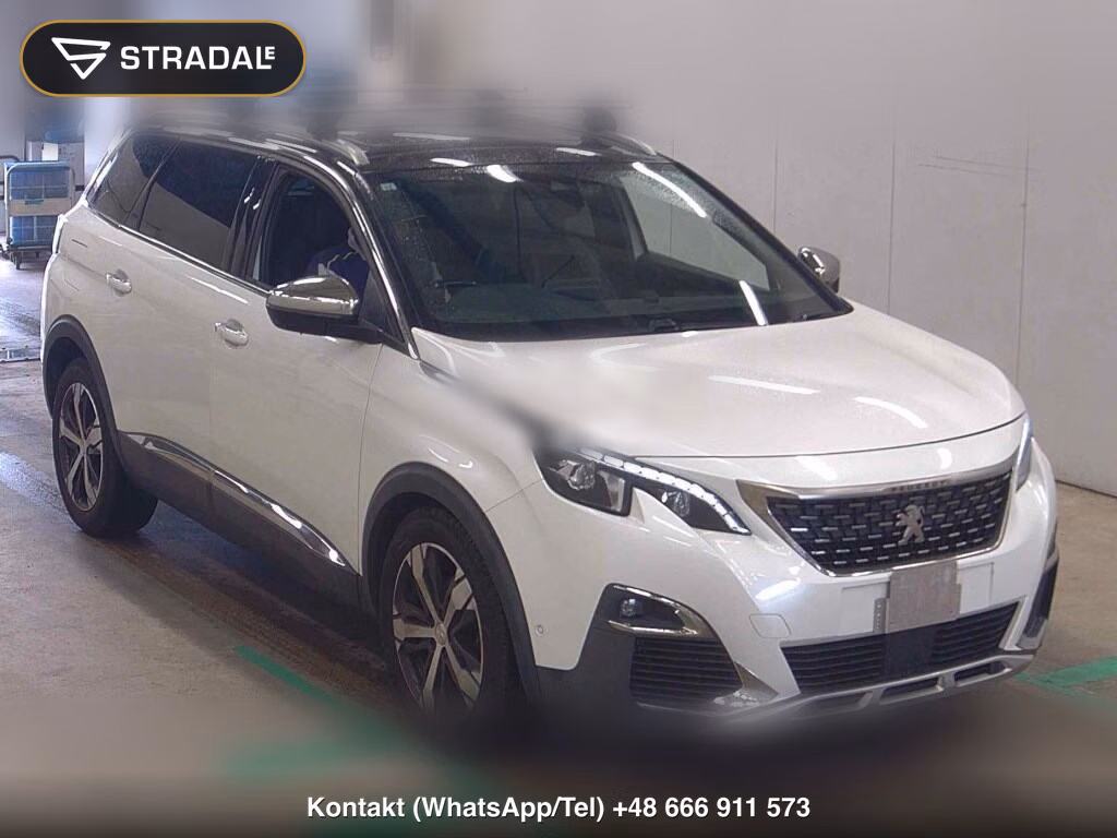 PEUGEOT 5008 GT BLUE HDI 2018, aukcja z Japonii, zdjęcie 1