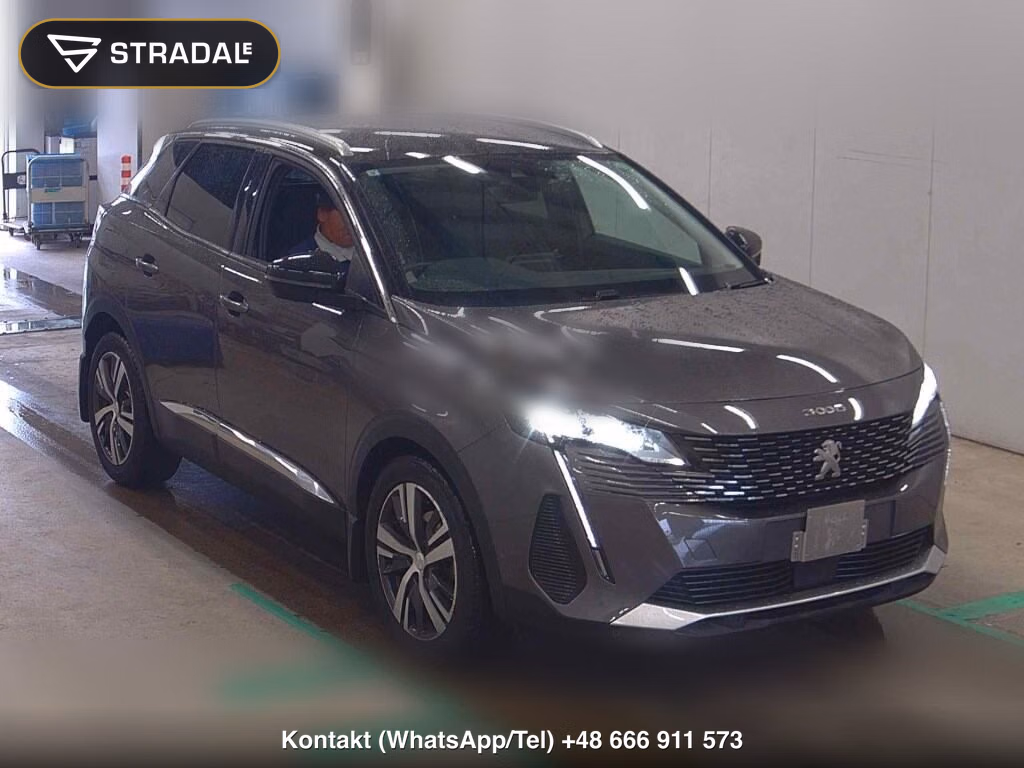 PEUGEOT 3008 GT BLUE HDI 2021, aukcja z Japonii, zdjęcie 1