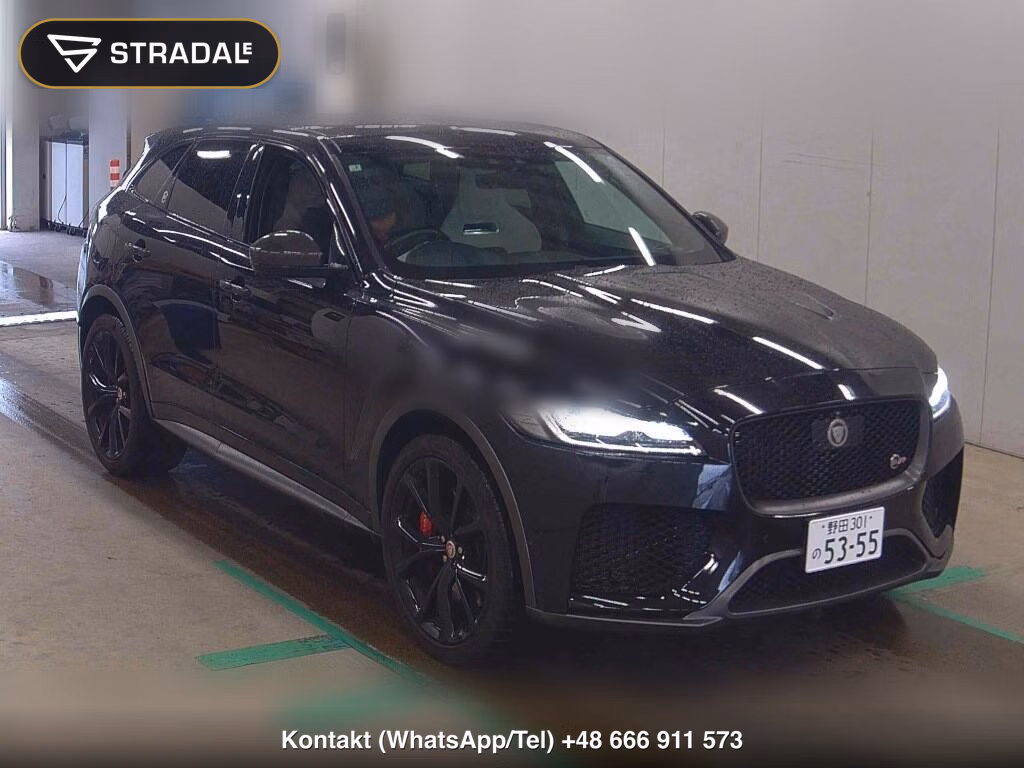 JAGUAR F-PACE 4WD SVR 2019, aukcja z Japonii, zdjęcie 1
