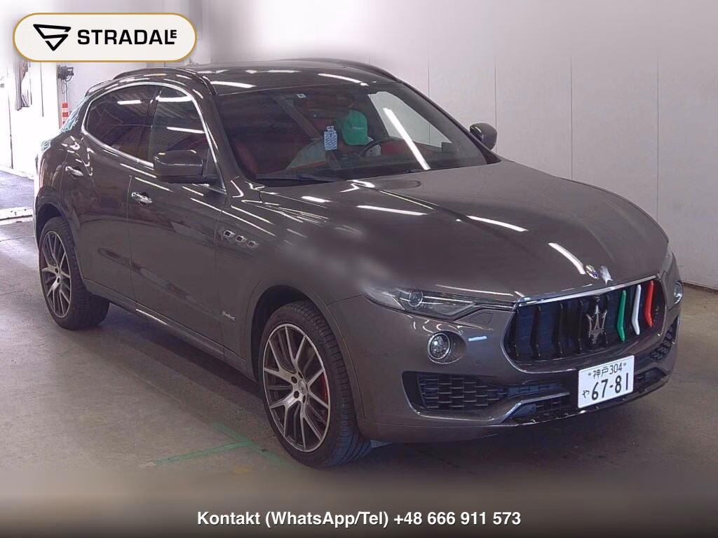 MASERATI LEVANTE 4WD GRANSPORT 2018, aukcja z Japonii, zdjęcie 1
