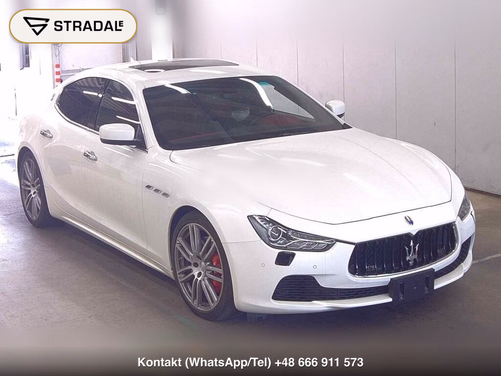MASERATI GHIBLI 4D 4WD S Q4 2014, aukcja z Japonii, zdjęcie 1