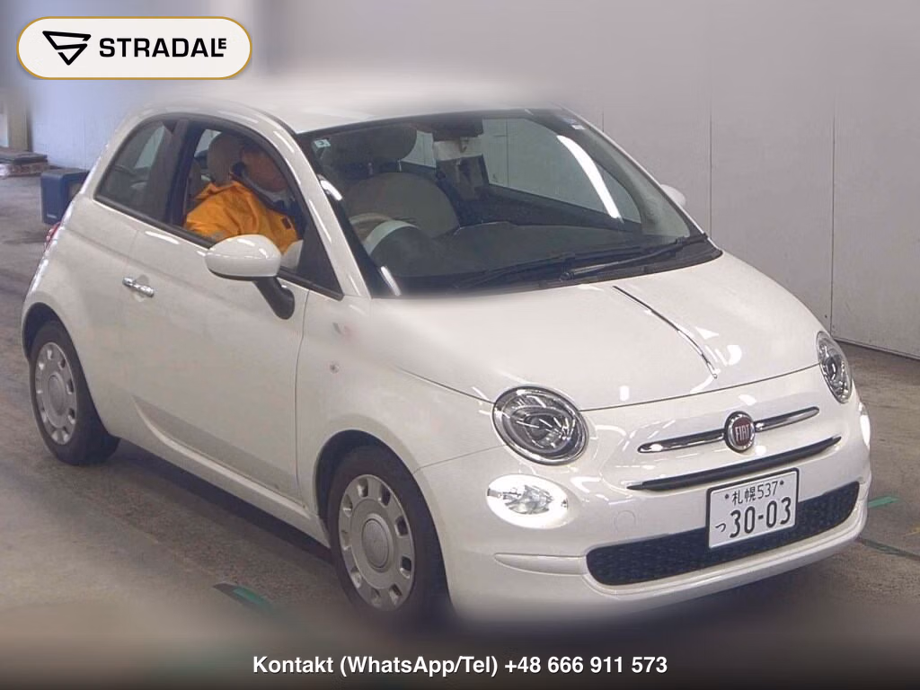FIAT 500 1.2 POP 2018, aukcja z Japonii, zdjęcie 1