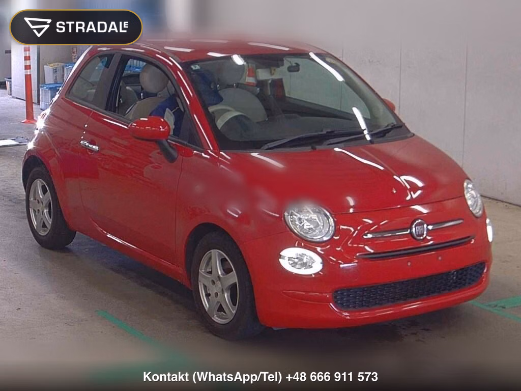 FIAT 500 1.2 POP 2018, aukcja z Japonii, zdjęcie 1