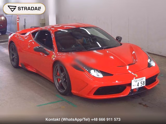 FERRARI 458 SPECIALE BASE GRADE 2014, samochód z aukcji Japonii