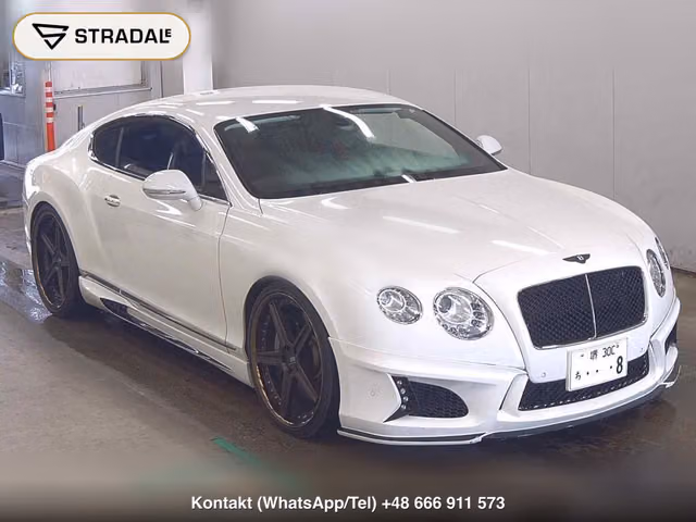 BENTLEY CONTINENTAL CP 4WD GT V8 2013, samochód z aukcji Japonii