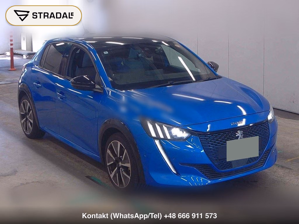PEUGEOT E-208 GT LINE 2020, aukcja z Japonii, zdjęcie 1