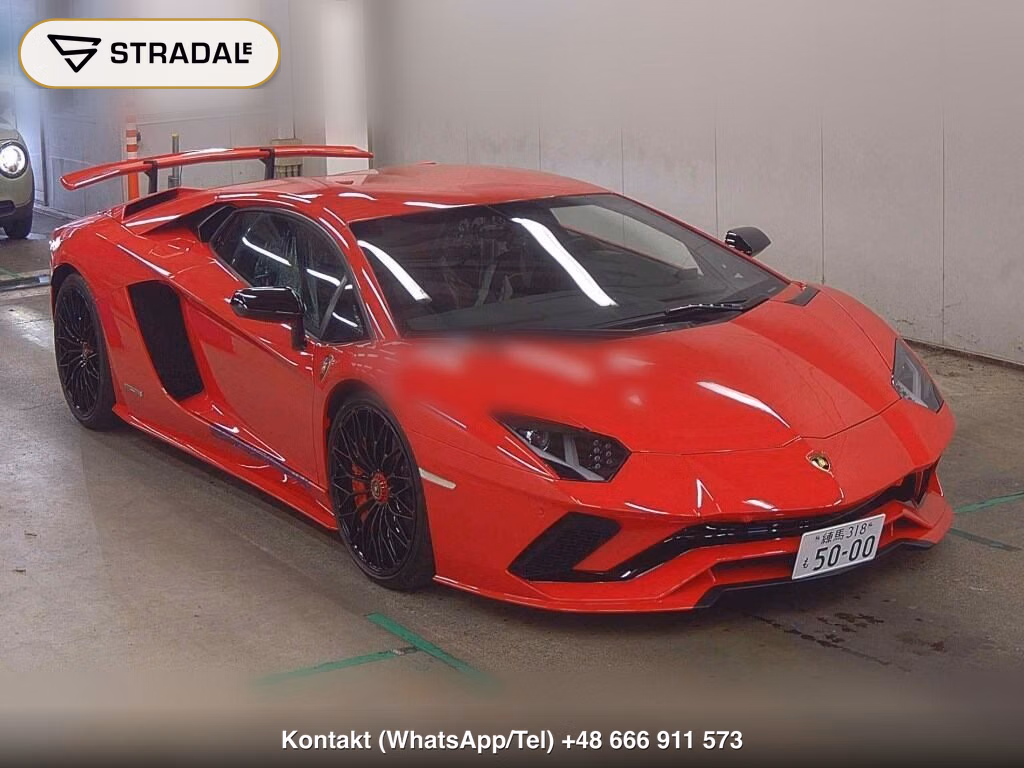 LAMBORGHINI AVENTADOR CP 4WD S 2018, aukcja z Japonii, zdjęcie 1