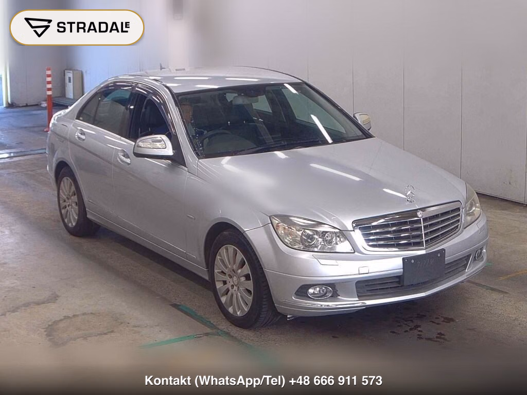 MERCEDES BENZ C-CLASS 4D C200 KOMPRESSOR ELEGANCE 2007, aukcja z Japonii, zdjęcie 1