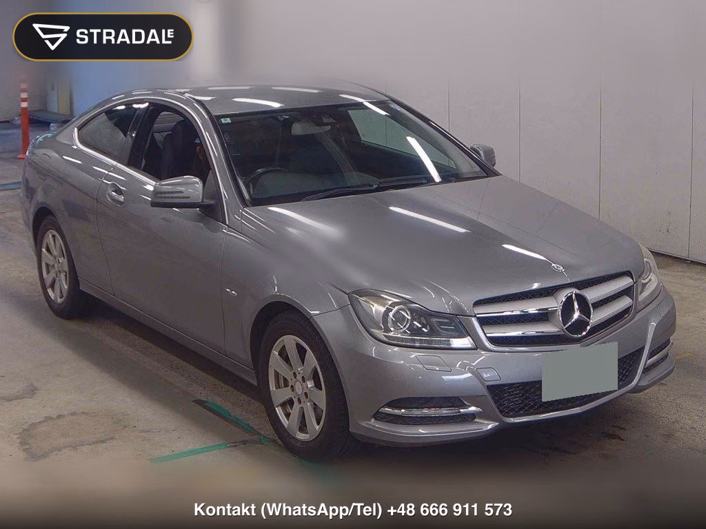 MERCEDES BENZ C-CLASS CP C180 COUPE 2012, aukcja z Japonii, zdjęcie 1