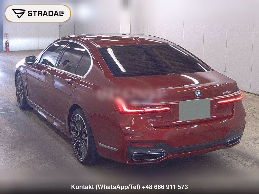 BMW 7 SERIES 745E M SPORT MEISTERWERK RUBY RED, miniaturka 3