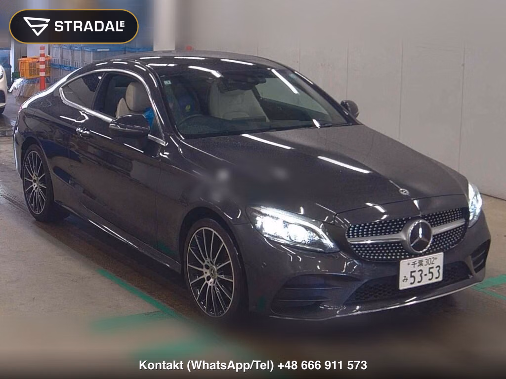 MERCEDES BENZ C-CLASS CP C180 COUPE SPORTS LEATHER EXCLUSIVE PACK 2021, aukcja z Japonii, zdjęcie 1