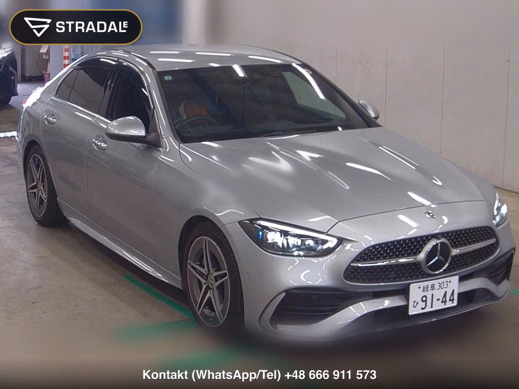 MERCEDES BENZ C-CLASS 4D C200 AVANTGARDE AMG LINE 2021, aukcja z Japonii, zdjęcie 1