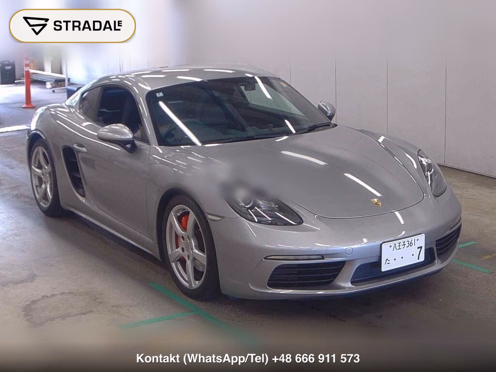 PORSCHE 718 CAYMAN 718 CAYMAN S SPORT CHRONO PACKAGE 2016, aukcja z Japonii, zdjęcie 1