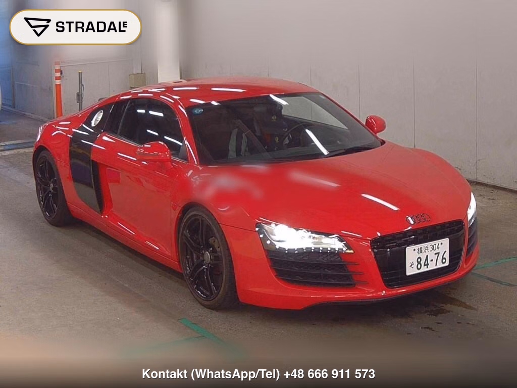 AUDI R8 4WD 4.2FSI QUATTRO 2008, aukcja z Japonii, zdjęcie 1