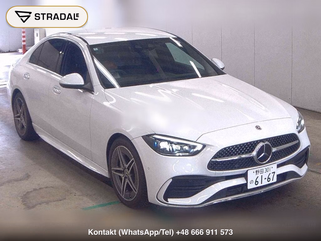 MERCEDES BENZ C-CLASS 4D C200 AVANTGARDE ISG MODEL 2022, aukcja z Japonii, zdjęcie 1