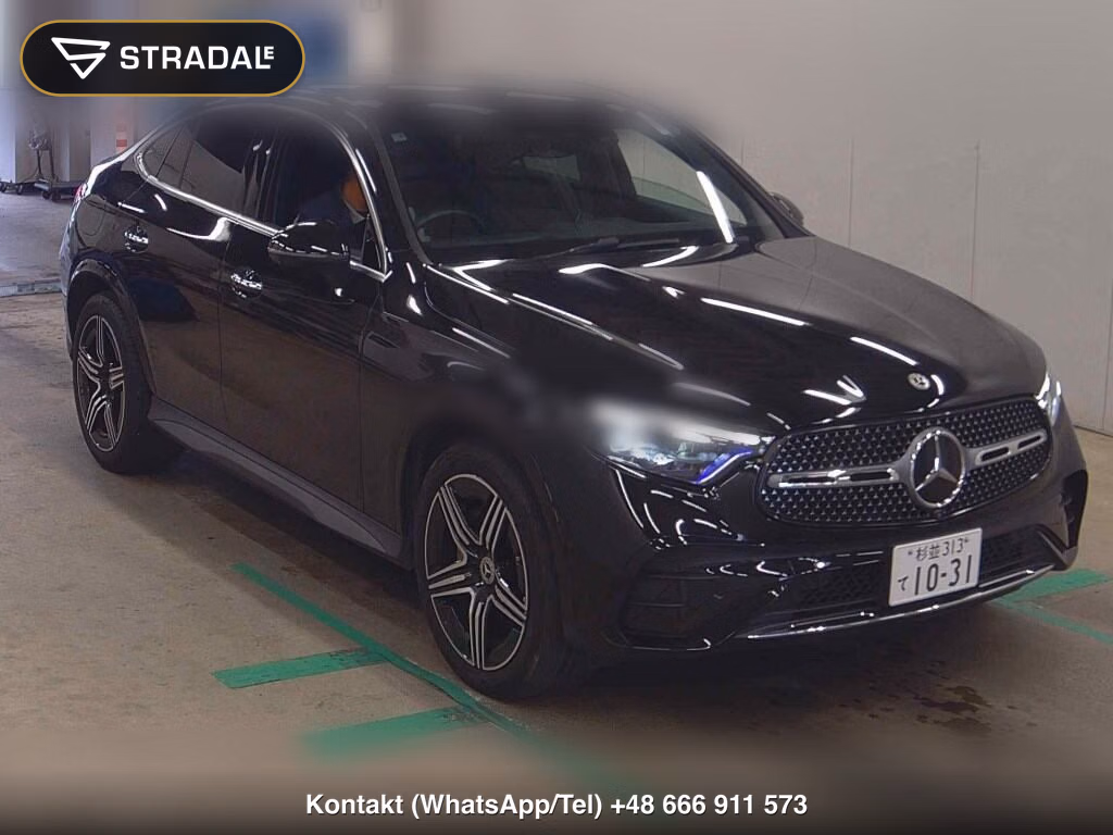MERCEDES BENZ GLC-CLASS 4WD GLC220D 4MATIC COUPE ISG MODEL DRIVERS P 2025, aukcja z Japonii, zdjęcie 1