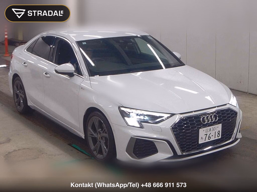 AUDI A3 SEDAN 30TFSI S LINE 2022, aukcja z Japonii, zdjęcie 1