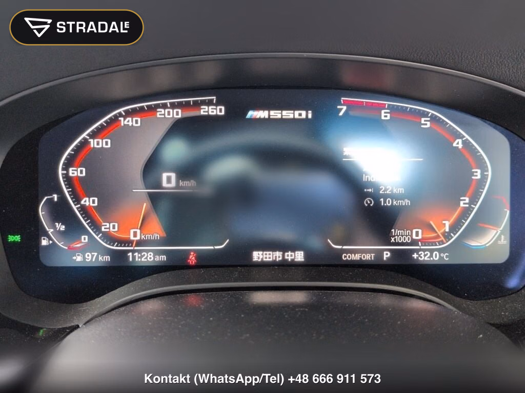 BMW 5 SERIES 4D 4WD M550I XDRIVE, miniaturka 7