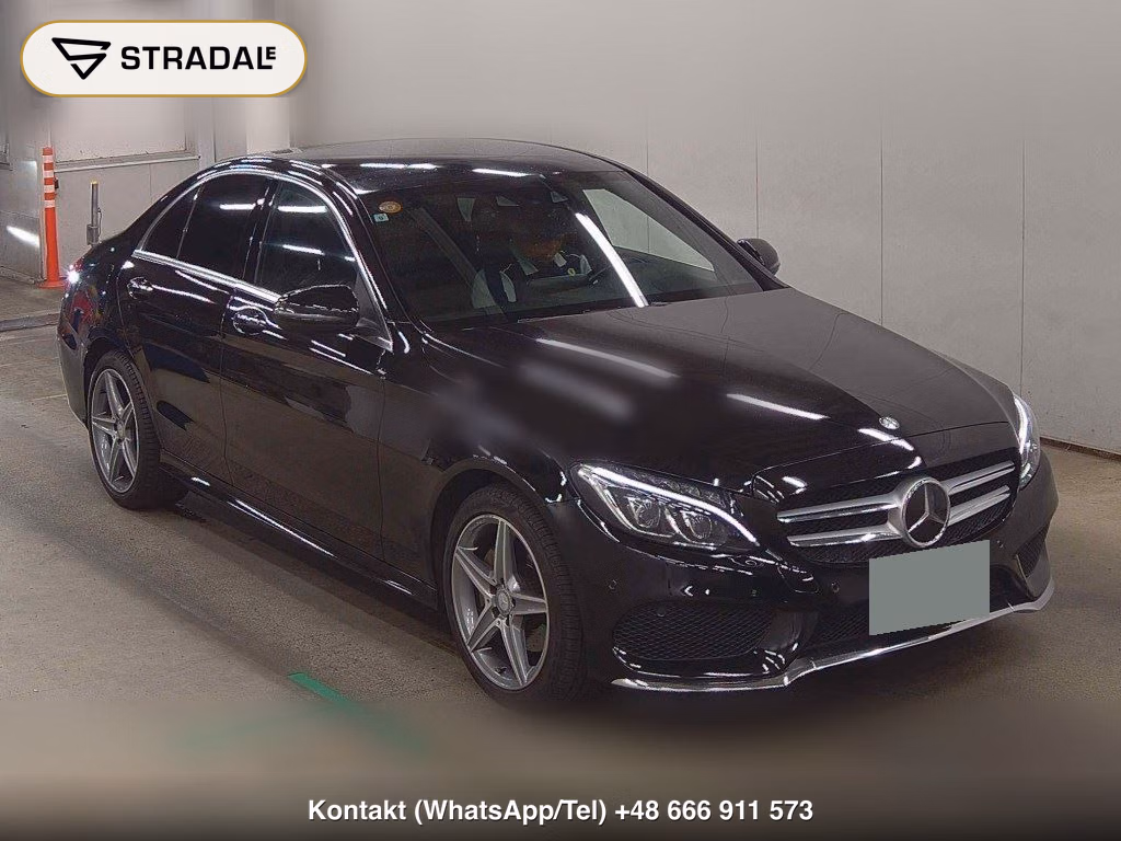 MERCEDES BENZ C-CLASS 4D C200 SPORTS EDITION (LEATHER VERSION) 2015, aukcja z Japonii, zdjęcie 1