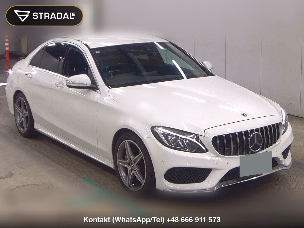 MERCEDES BENZ C-CLASS 4D C180 AVANTGARDE AMG LINE 2014, aukcja z Japonii, zdjęcie 1