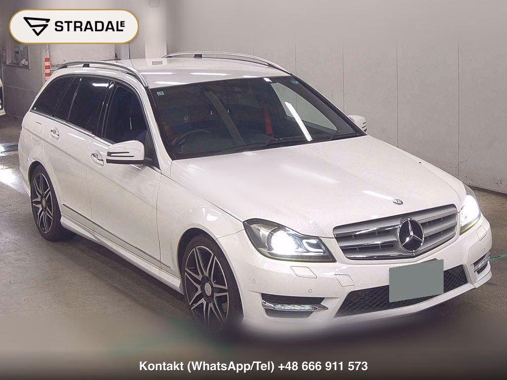 MERCEDES BENZ C-CLASS STATIONWAGON C200 BLUEEFFICIENCY STATIONWAGON AVANTGA 2013, aukcja z Japonii, zdjęcie 1